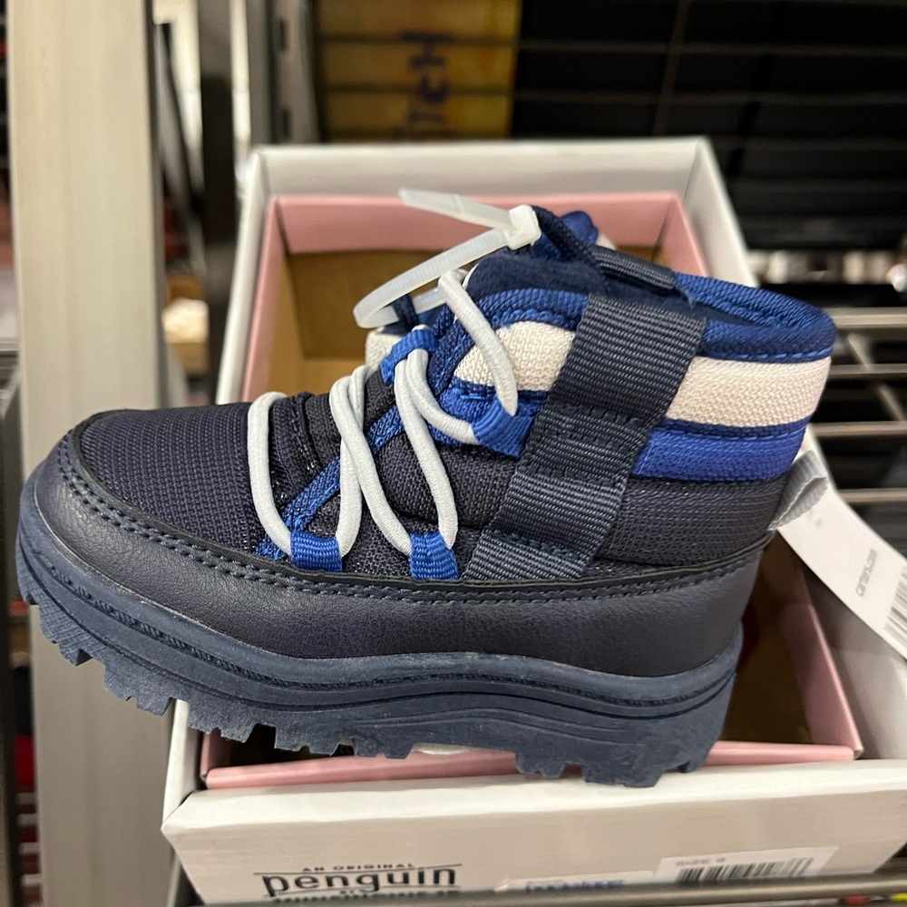 Original Penguin Kids' Dark Blue and White Boots
